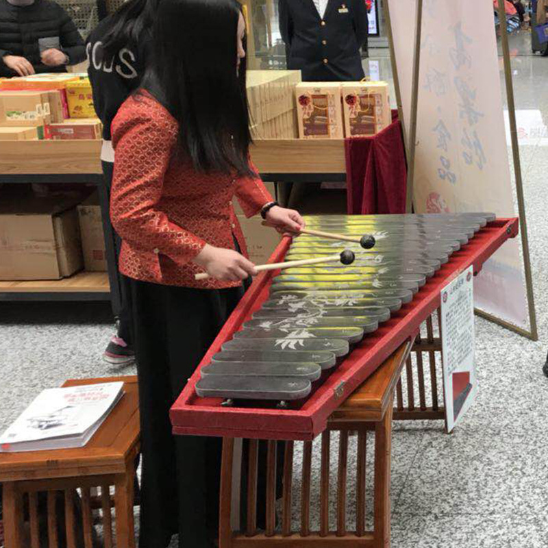 厂家直销打击乐器砭石琴 复古磬石砭石琴 砭石八音琴