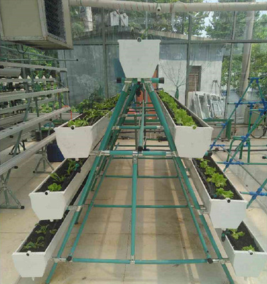 生产厂家pvc椰糠无土栽培种植槽 立体草莓种植槽温室专用水培设备