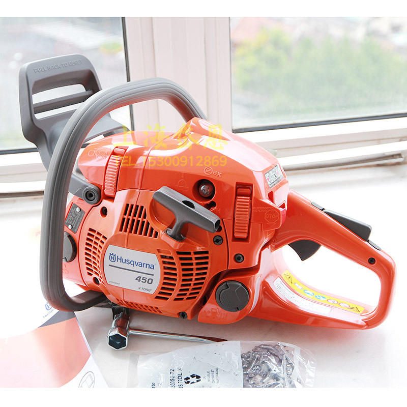 瑞典husqvarna油锯消防抢修路政切割锯450/365新款链锯现货优惠