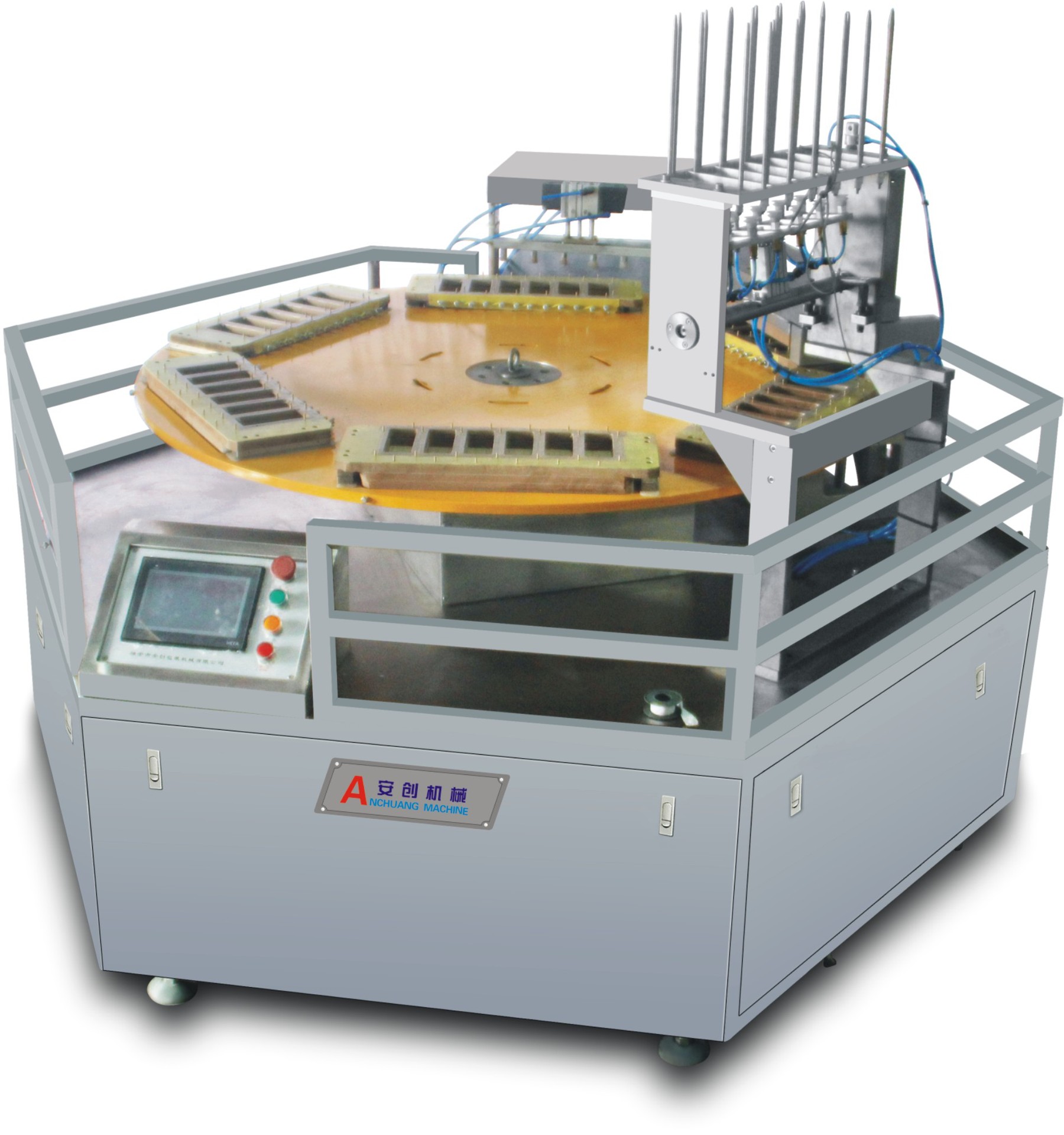 ac1600-转盘式半自动吸塑包装机