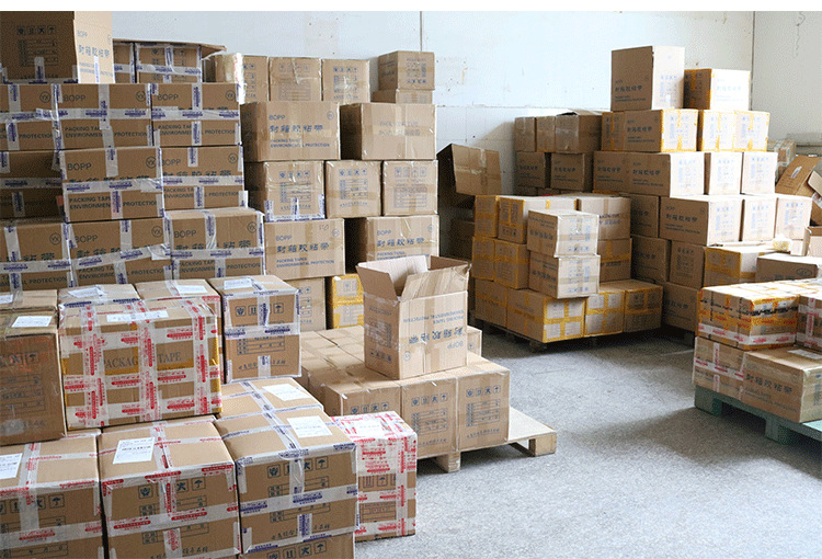 5cm100快递打包封口透明胶带 包装胶纸胶布米黄色封箱胶带批发