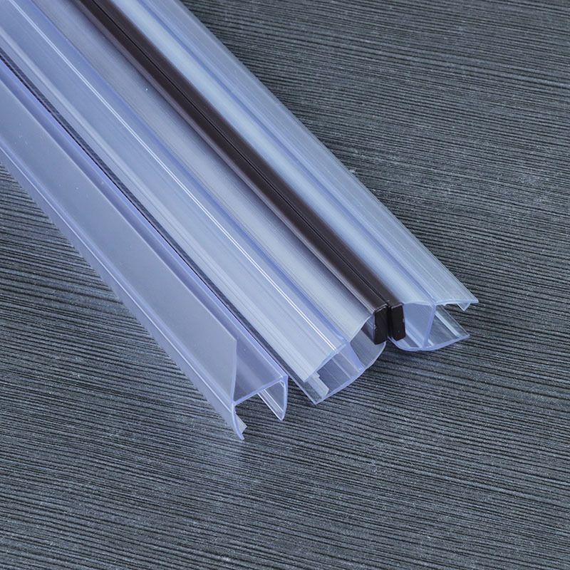 淋浴房吸条挡水条 加厚玻璃门磁条磁吸挡水挡风防水浴室h型密封条