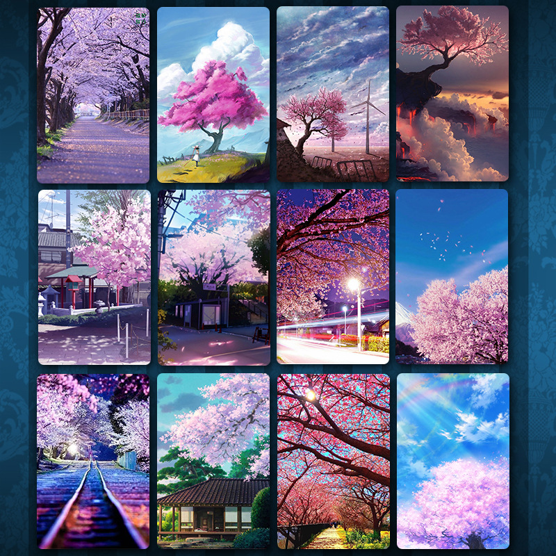 唯美卡贴diy贴纸门禁卡贴卡通动漫卡贴防水防消磁来图定制