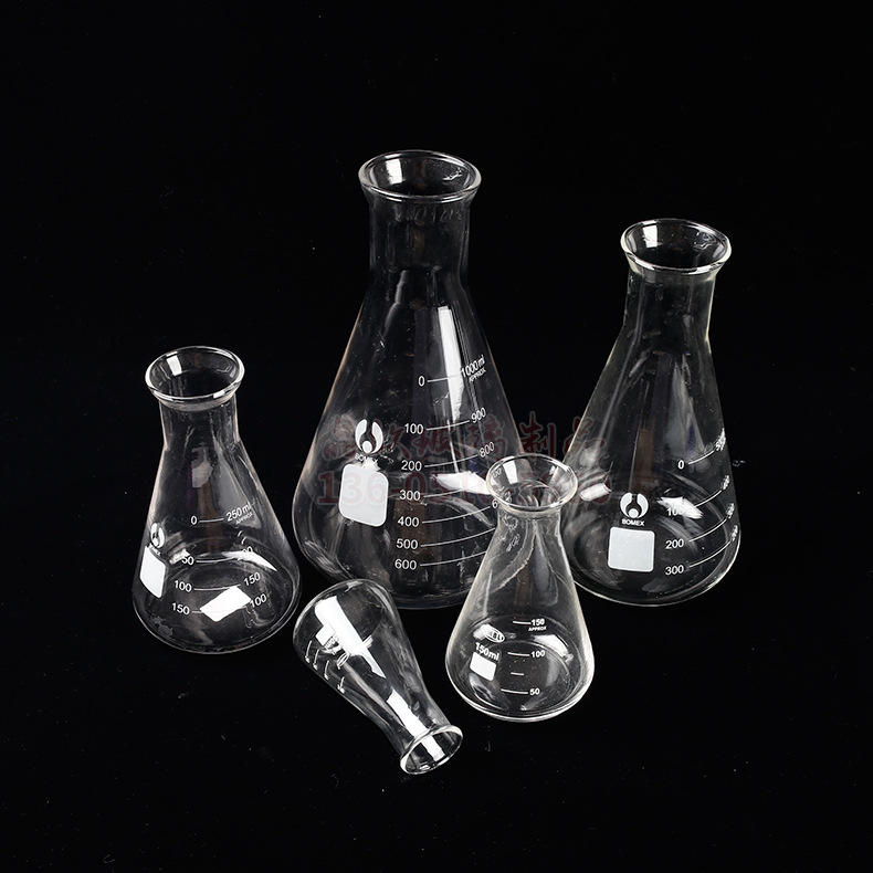 广口三角烧杯 实验室仪器 高硼硅玻璃烧瓶