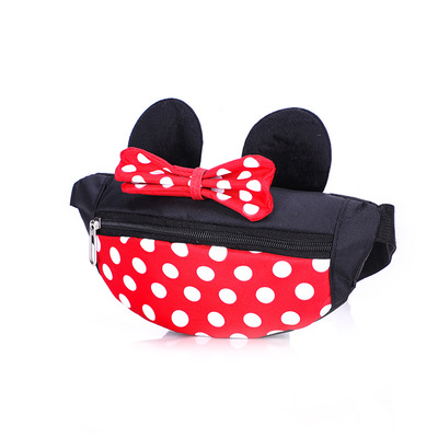 米奇儿童腰包韩版宝宝配饰潮包卡通动漫可爱腰包男孩女孩零钱包