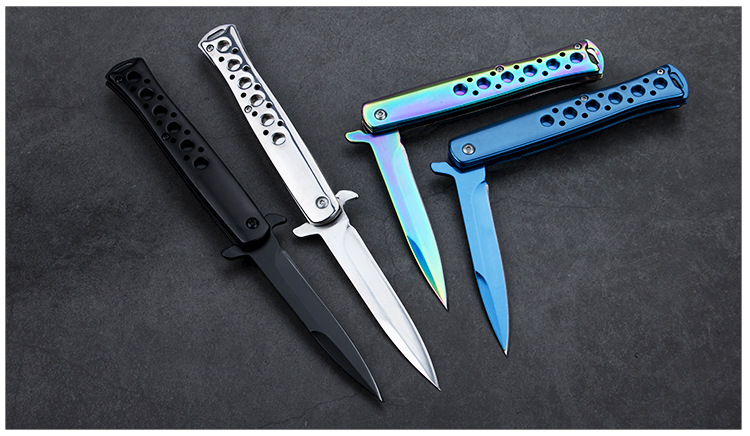 厂家直销全钢高硬度瑞士军刀剑鱼折刀 户外折叠刀户外刀 升级版