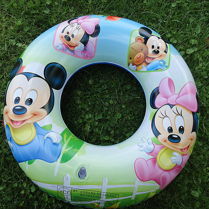 现货卡通单层游泳圈 充气救生圈 男女夏季泳圈 50-90cm儿童游泳圈