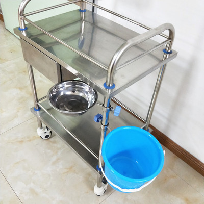 直销医院用不锈钢推车换药车送药车手术室用器械台治疗车医用推车