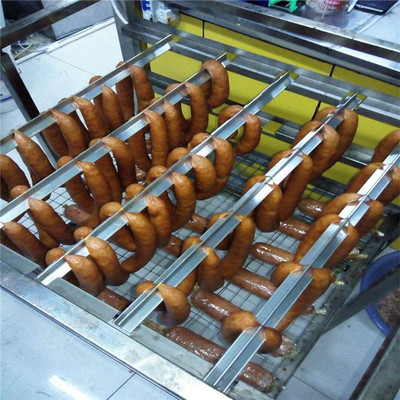 节能型台湾烤肠蒸煮炉 哈红肠烟熏炉 多功能台烤烟熏炉 烟熏炉