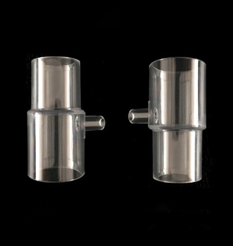 呼吸机吸氧三通阀门管接口面罩直通接头麻醉呼吸机氧气三通管接头