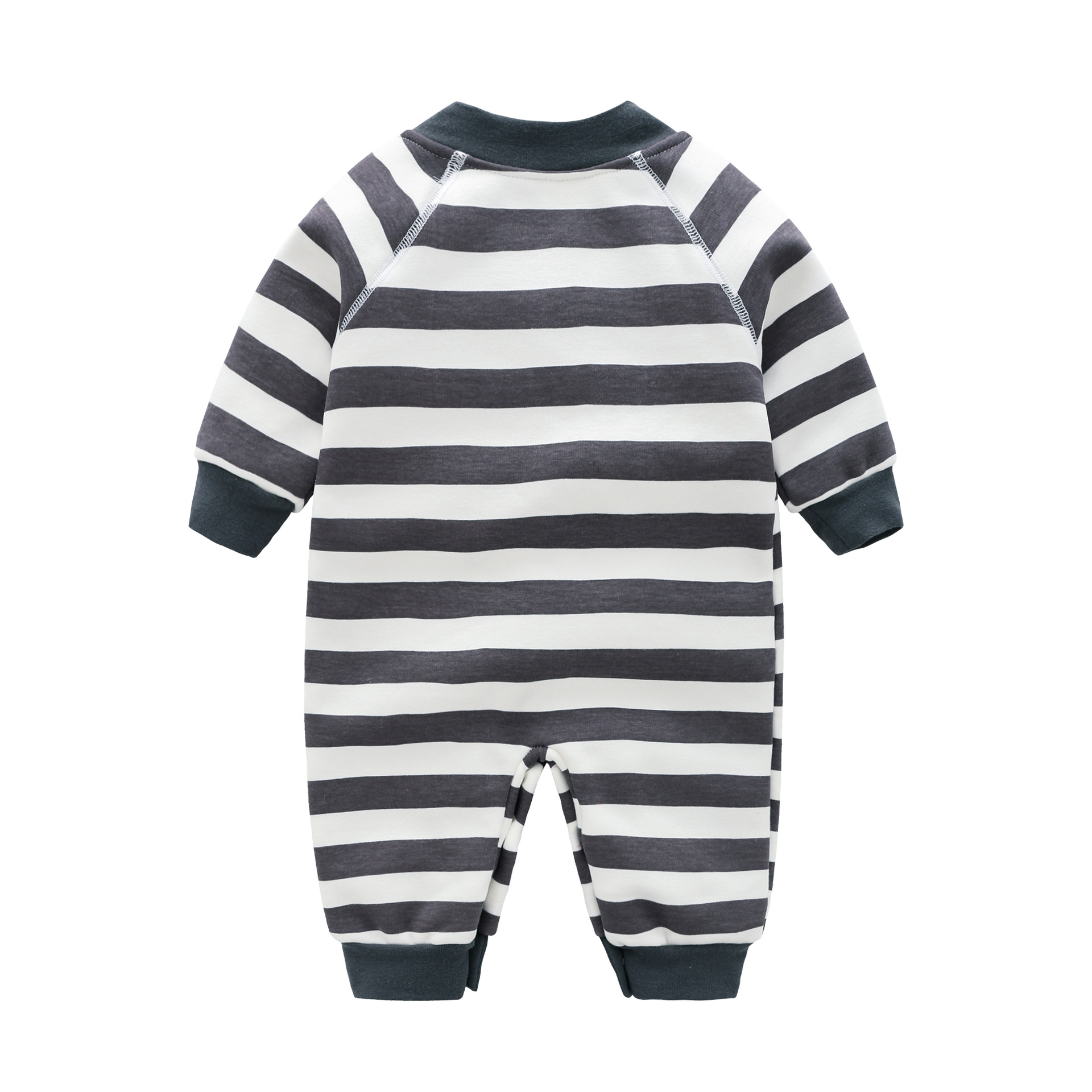 2婴幼儿衣服不倒绒哈衣爬服6婴儿服装春秋季长袖连体衣内衣01岁9