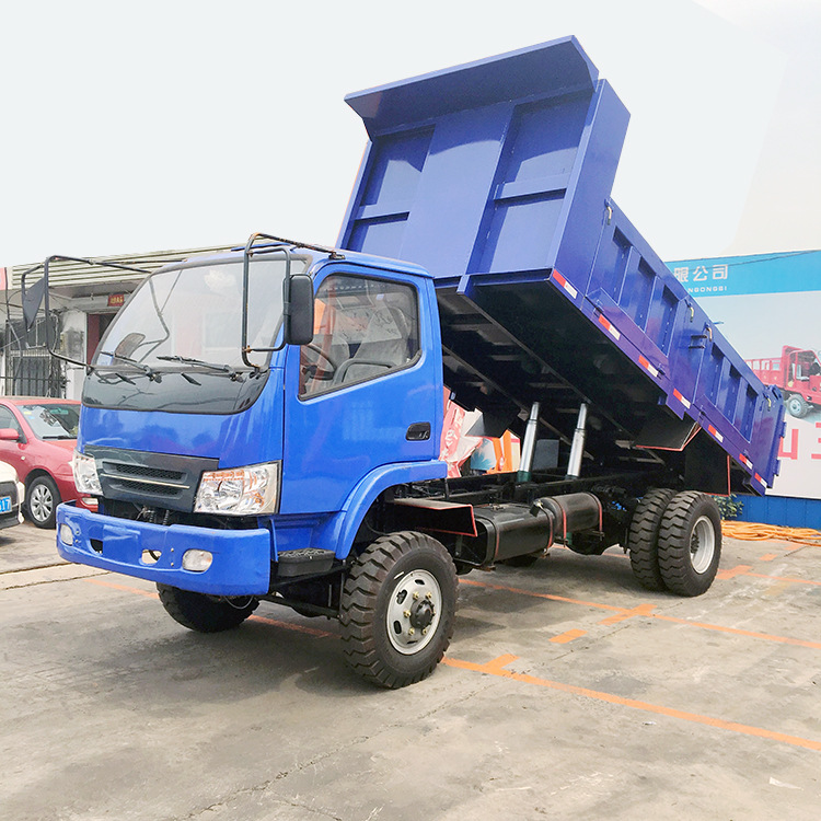 改装拉毛竹爬山莽 山区农民的好帮手四驱爬山王 拉秸秆翻斗自卸车