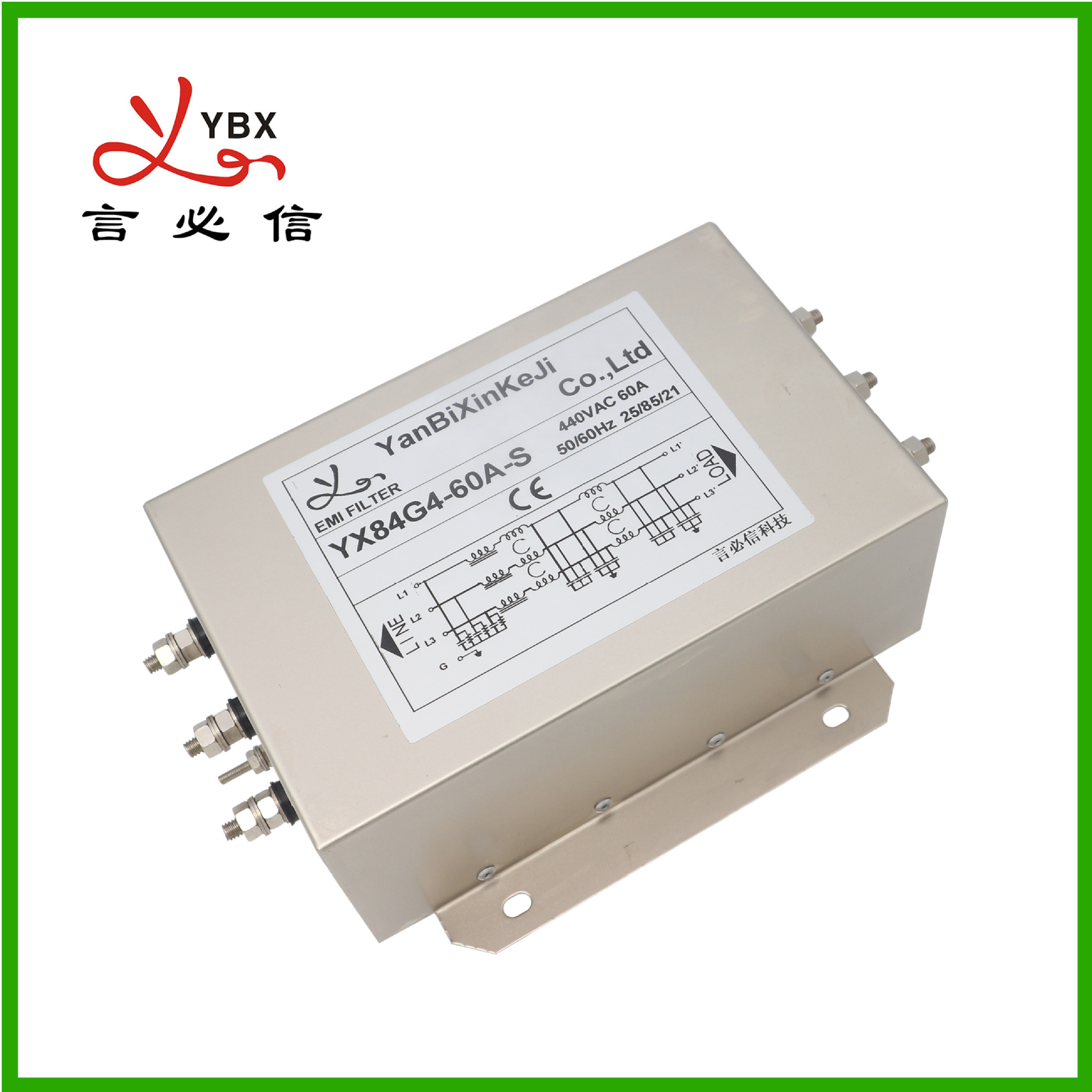 yx84g4-60a-s 电源滤波器 (968)