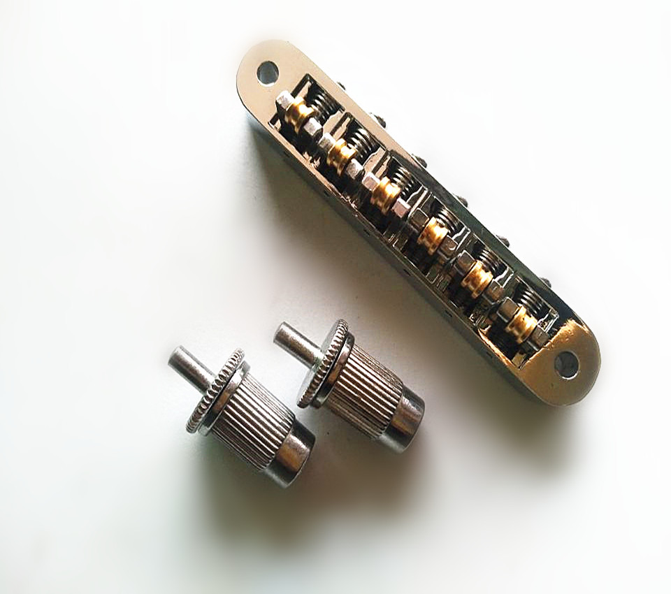 电吉他配件 lp高档电吉他琴桥 电吉他弦桥 滚珠滚轮滚轴lp上琴桥