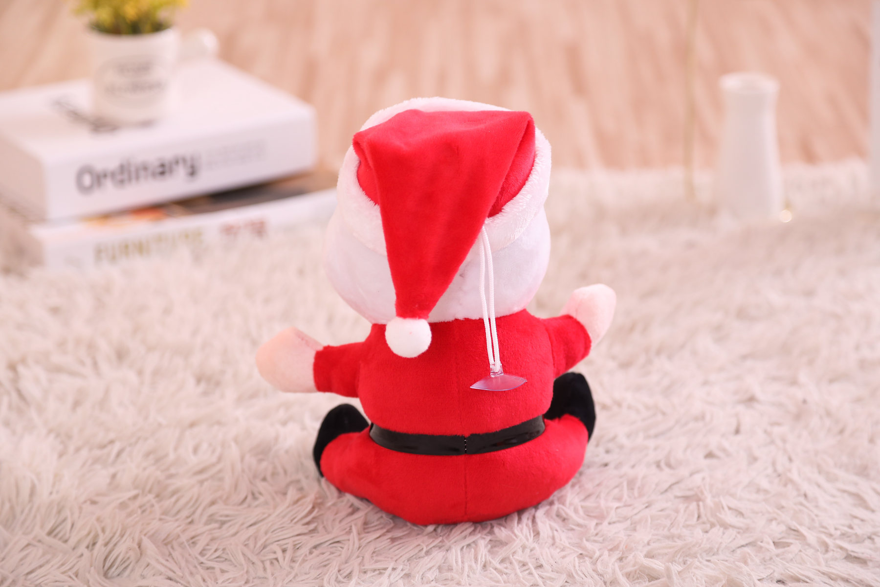 圣诞节装饰品雪人公仔娃娃桌面摆件圣诞礼物圣诞树配饰雷锋帽雪人