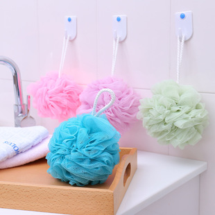 浴室可挂沐浴球起泡球 大号柔软舒适浴擦浴花搓背洗澡工具6