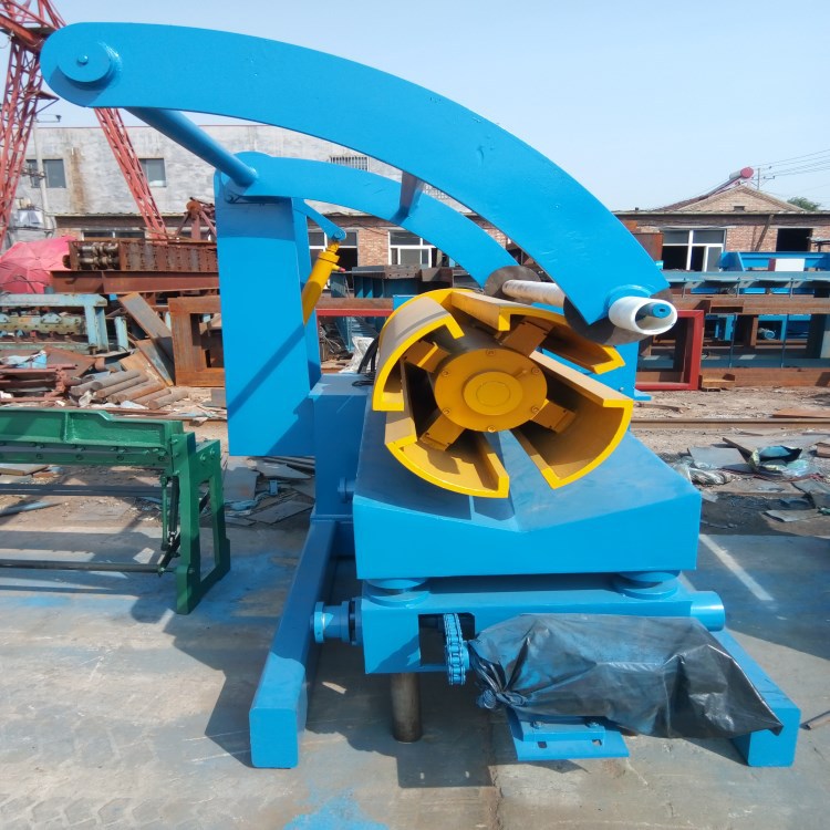 现货液压小车收卷机 彩钢卷开卷机 开彩钢卷收卷机 5吨液压收卷机