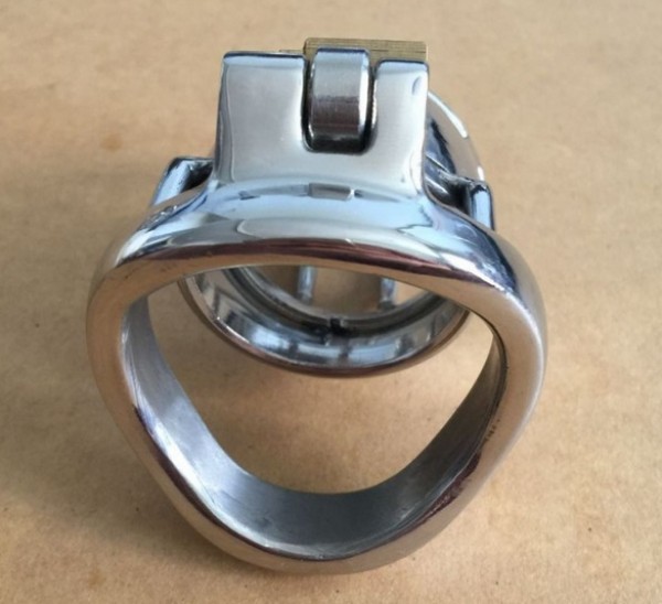 外贸出口新款短金属贞操锁另类玩具裤带器具弧形卡环m196