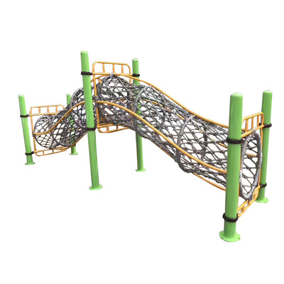 定做户外攀爬架钻洞儿童攀岩墙 儿童爬网组合大型体能儿童乐园