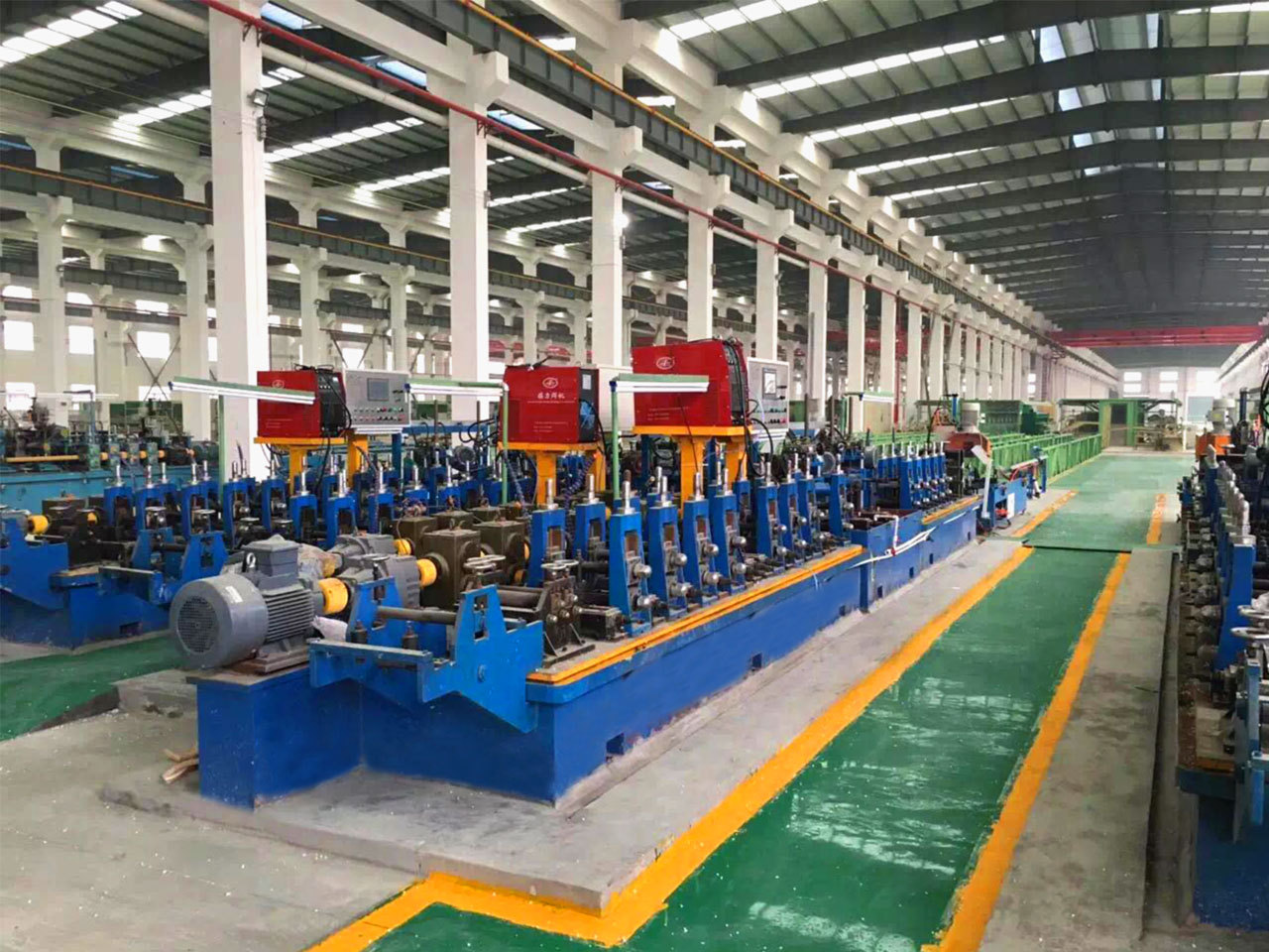 恒锋机械工业大管件制管机 流体管不锈钢制管机 卷管成型机械设备