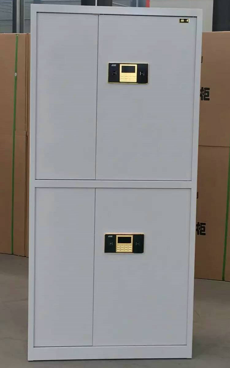 厂家定制通双节国保电子指纹密码保密柜 铁皮储物文件办公柜带锁