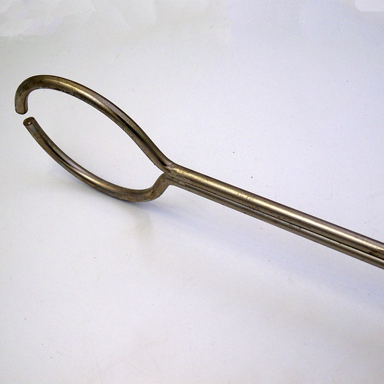 坩埚钳厂家圆形夹熔金碗钳子 克罗米马弗炉夹具实验室烧杯夹