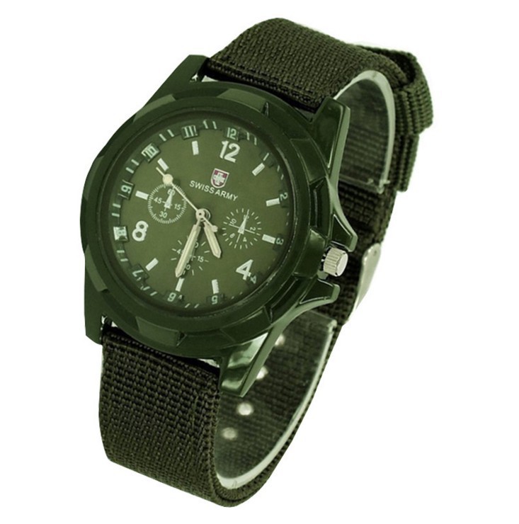 经典男女海陆空手表户外时尚编织带gemius/swiss watch尼龙带军表