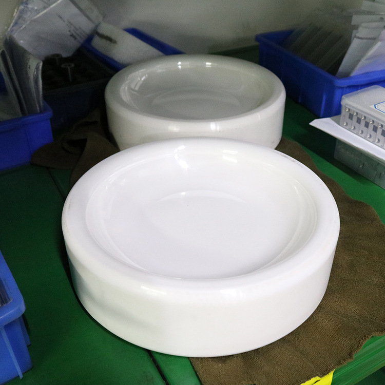 批发氧化锆实验室器皿绝缘高韧性陶瓷粗坯精磨耐腐陶瓷研磨钵厂家