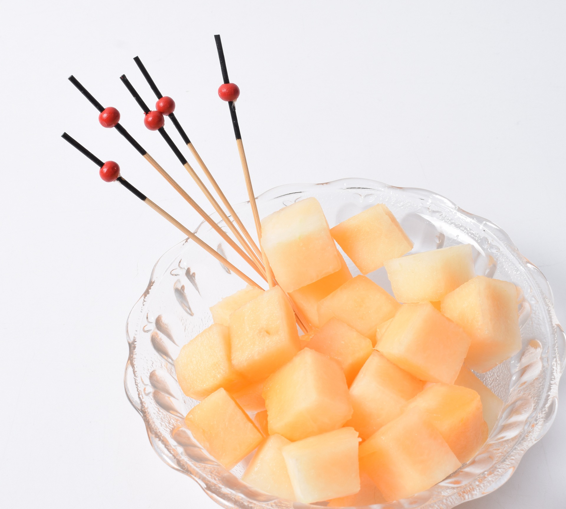 100支/包竹水果签 水果叉艺术鸡尾酒签 牙签创意串签批发