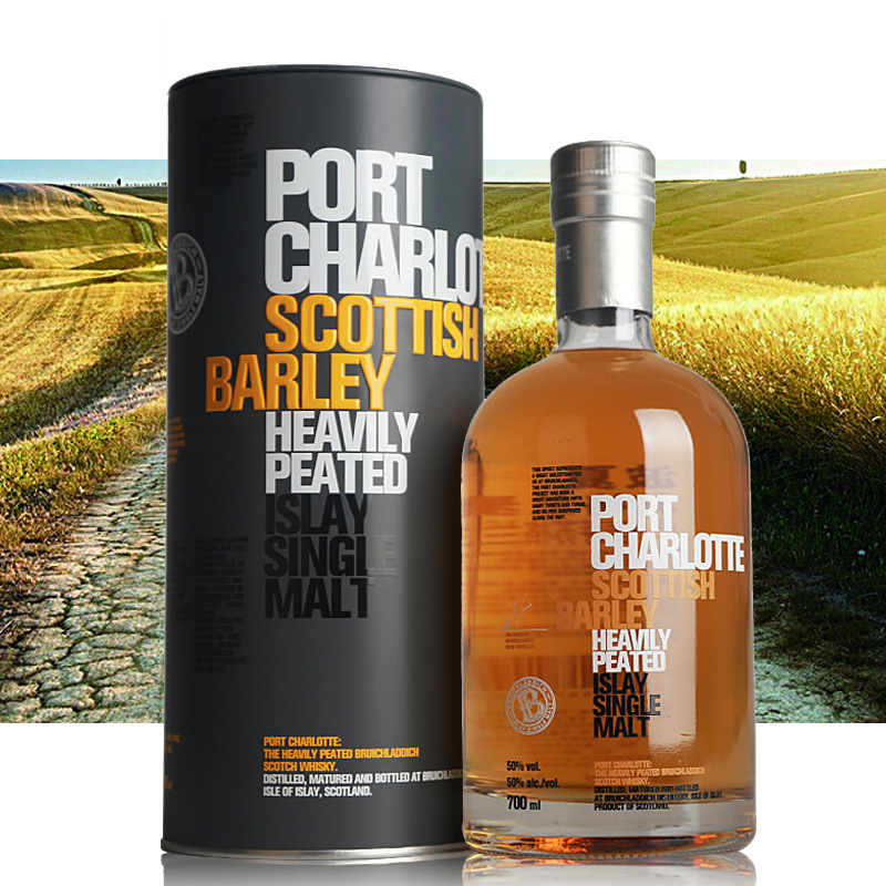 布赫拉迪波夏单一麦芽威士忌酒 洋酒bruichladdich port charlott