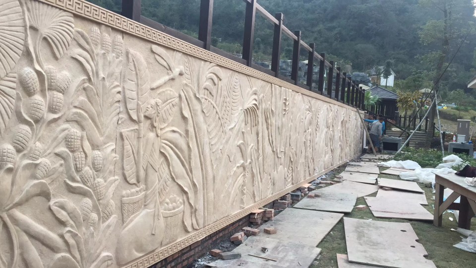 专业生产销售grc大尺寸水泥浮雕 砂岩浮雕玻璃钢浮雕壁画人物浮雕