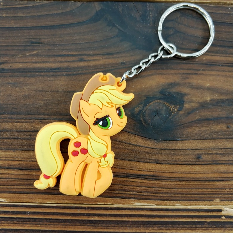 小马宝莉pony彩虹小马驹3d立体胶囊单面公仔独角兽钥匙扣包包挂件