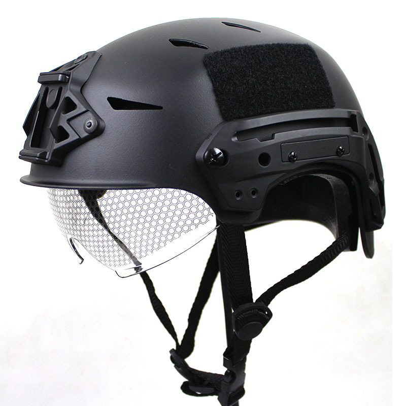 温迪头盔 wendy风镜头盔 骑行cs导轨头盔 军迷头盔 战术头盔