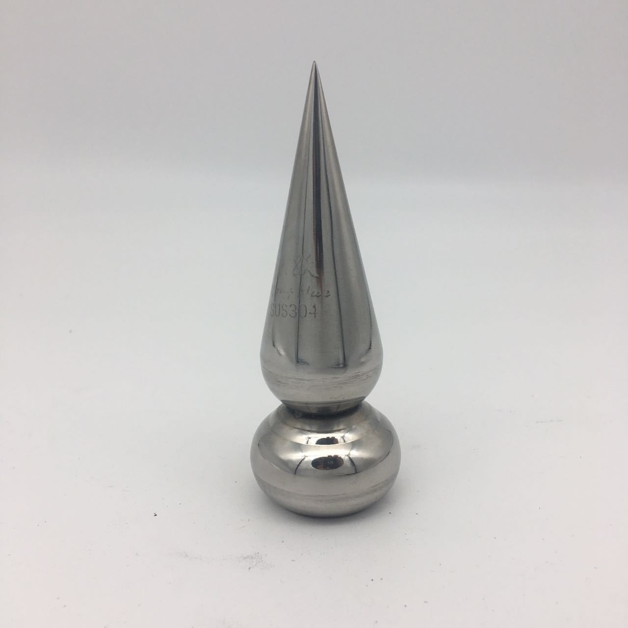 201/304不锈钢圆锥形枪头焊接围栏庭院大门装饰隔离栏不锈钢枪头