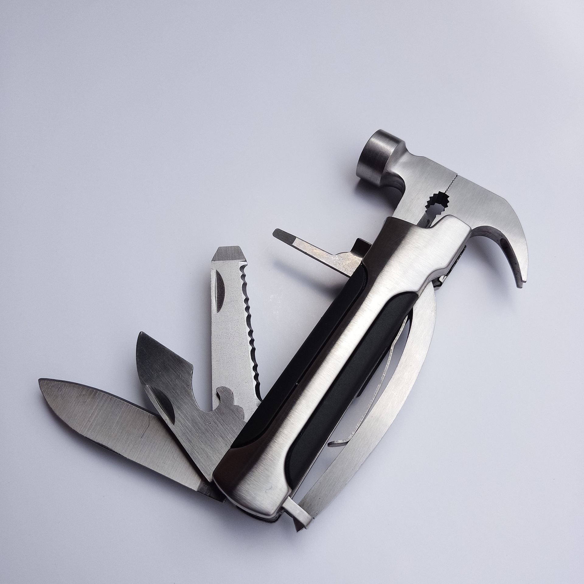 户外工具多功能羊角锤救生安全锤工具破窗锤小锤子铁锤榔头钉锤