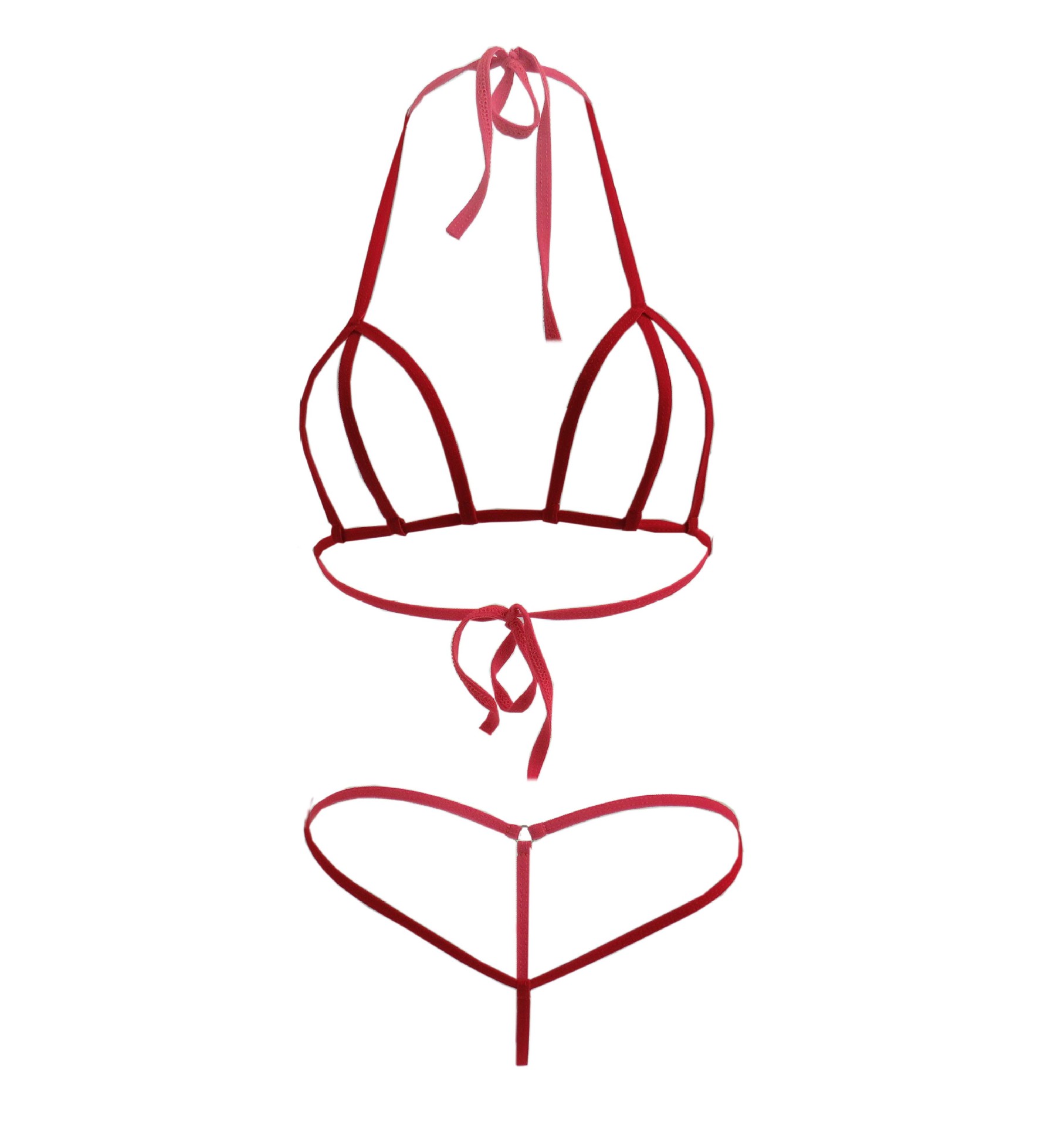 跨境情趣睡衣性感情趣内衣ebay亚马逊三点式比基尼真人诱惑套装