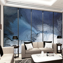 3D墙纸客厅艺术壁纸背景墙现代简约清新动感线条5D电视背景墙壁画