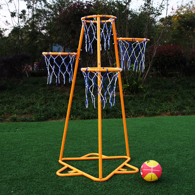 Baiersi Factory Self-Produced and Self-Sold Children's Iron Basketball Stand Kindergarten Outdoor Sports Shooting Frame Basket