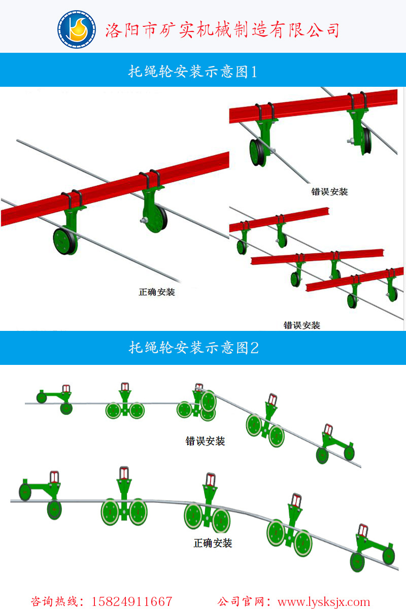 厂家现货供应矿山猴车配套聚氨酯托绳轮单托轮-双托