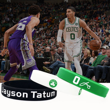 NBA凯尔特人队球星0号塔图姆签名手环圈篮球运动训练夜光硅胶腕带