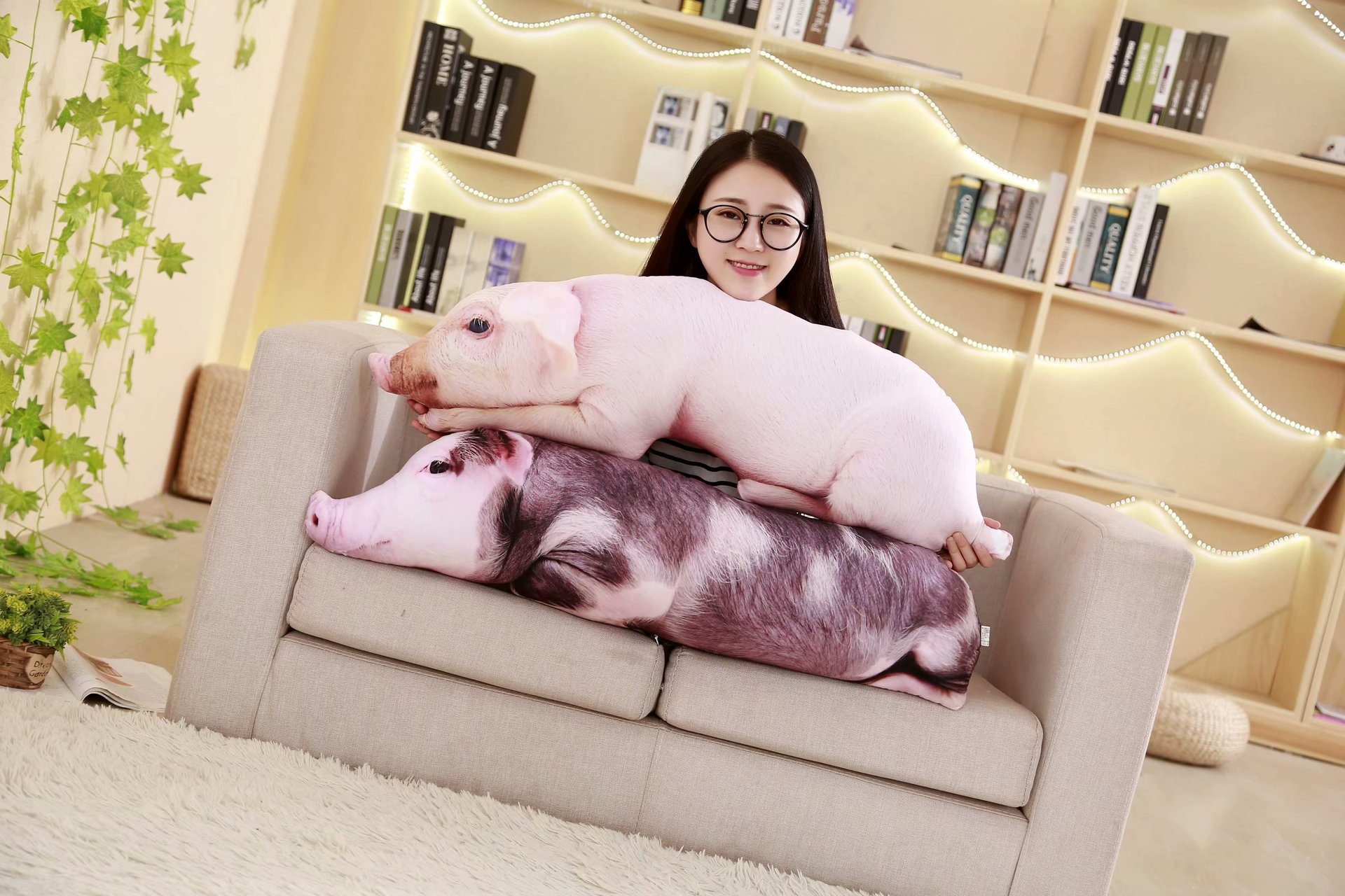 超大号3d仿真猪抱枕公仔睡觉枕头创意恶搞猪抱枕毛绒玩具厂家直销