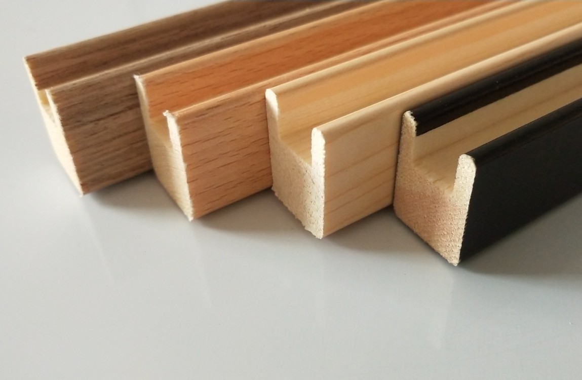 相框条实木包覆三角形线条定制免漆木条十字绣装饰直销定制型