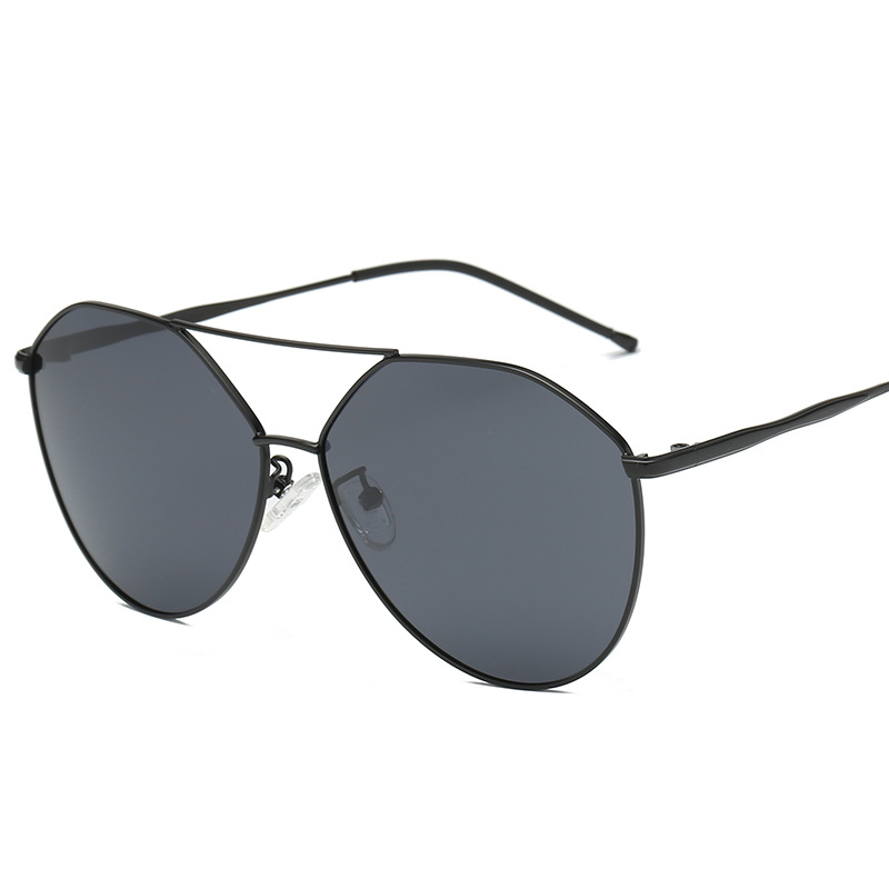 厂家直销新款时尚大方简单偏光太阳镜 防紫外线墨镜多边形眼镜