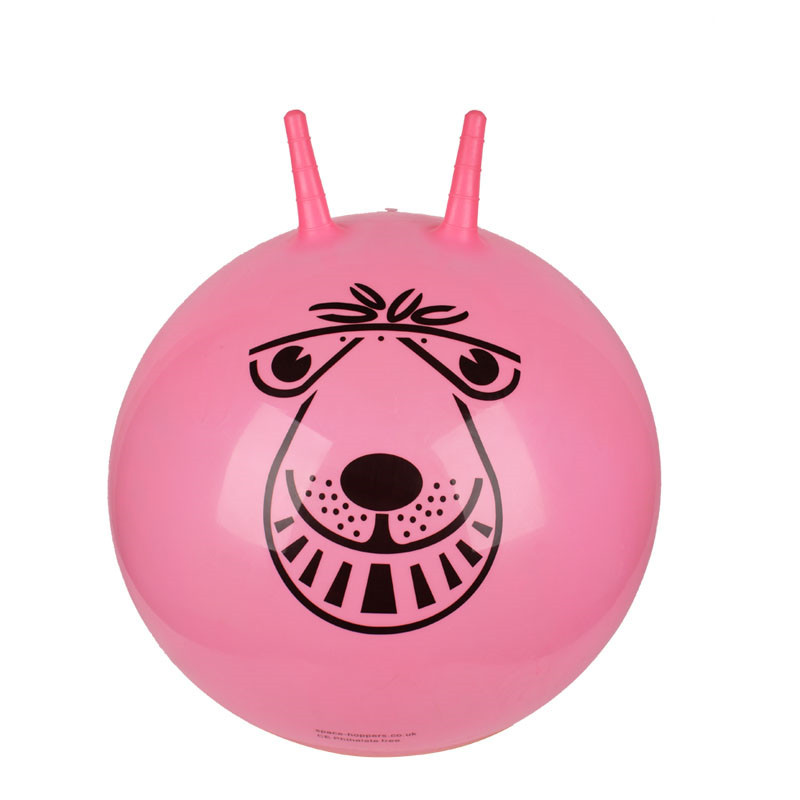厂家供应4070cm羊角球跳跳球环保儿童玩具羊角把手球