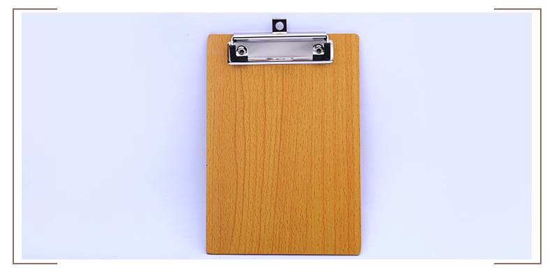 厂家直销双面光滑木板夹平夹 记事板夹 硬文件夹 办公写字板