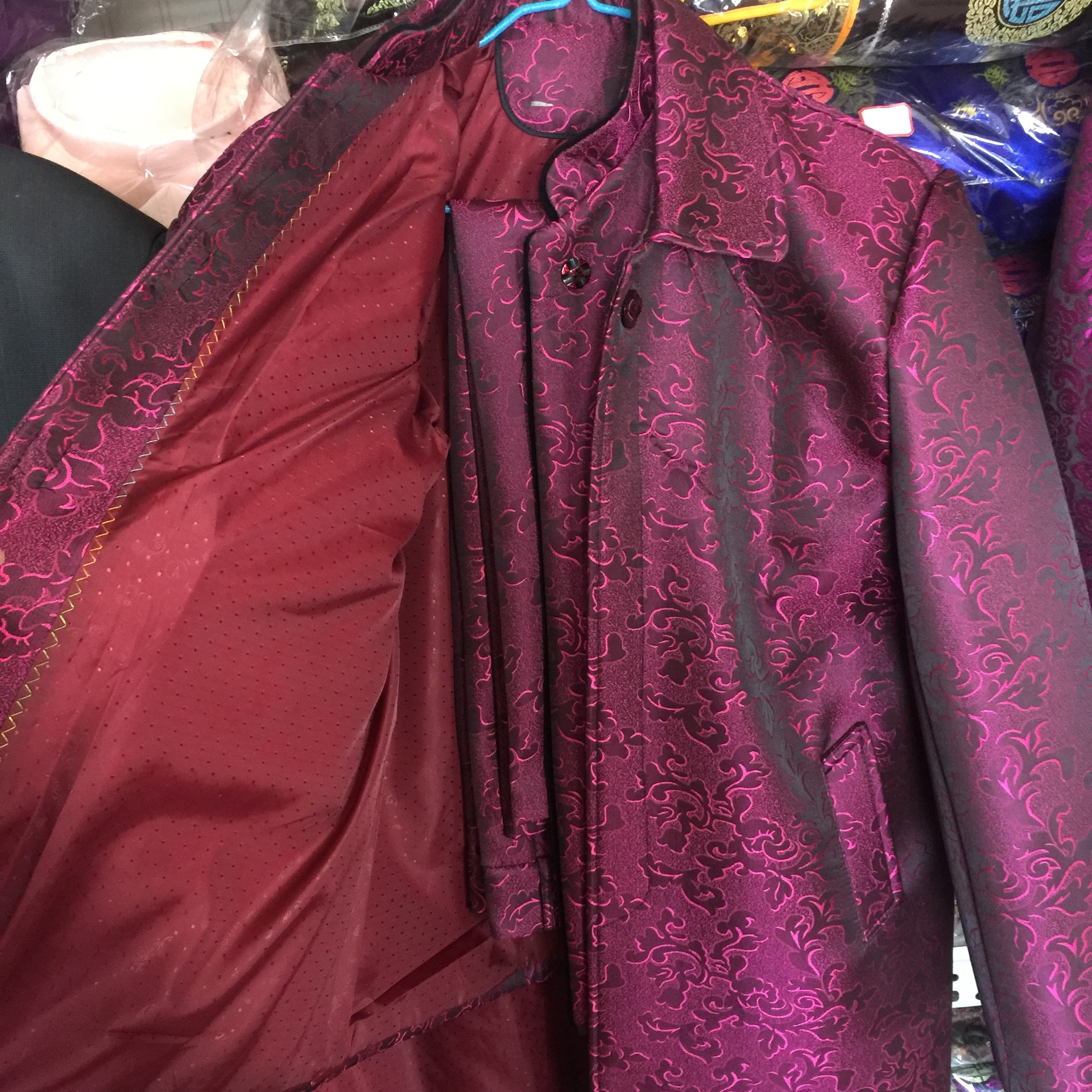 女士现代寿装3件套老人冲喜寿衣 长彪纸花殡葬用品厂寿衣定制