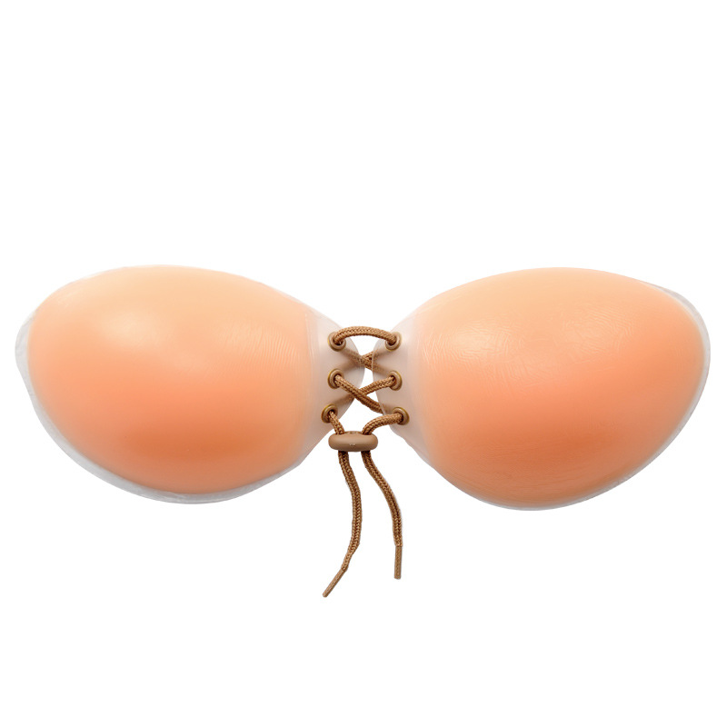 硅胶隐形内衣拉绳加厚隐形胸贴 游泳 婚纱 聚拢 防水硅胶隐形文胸