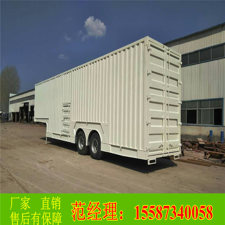 国内轿车拖挂车 规定长度高度参数有两根轴的挂车载重不超过35吨