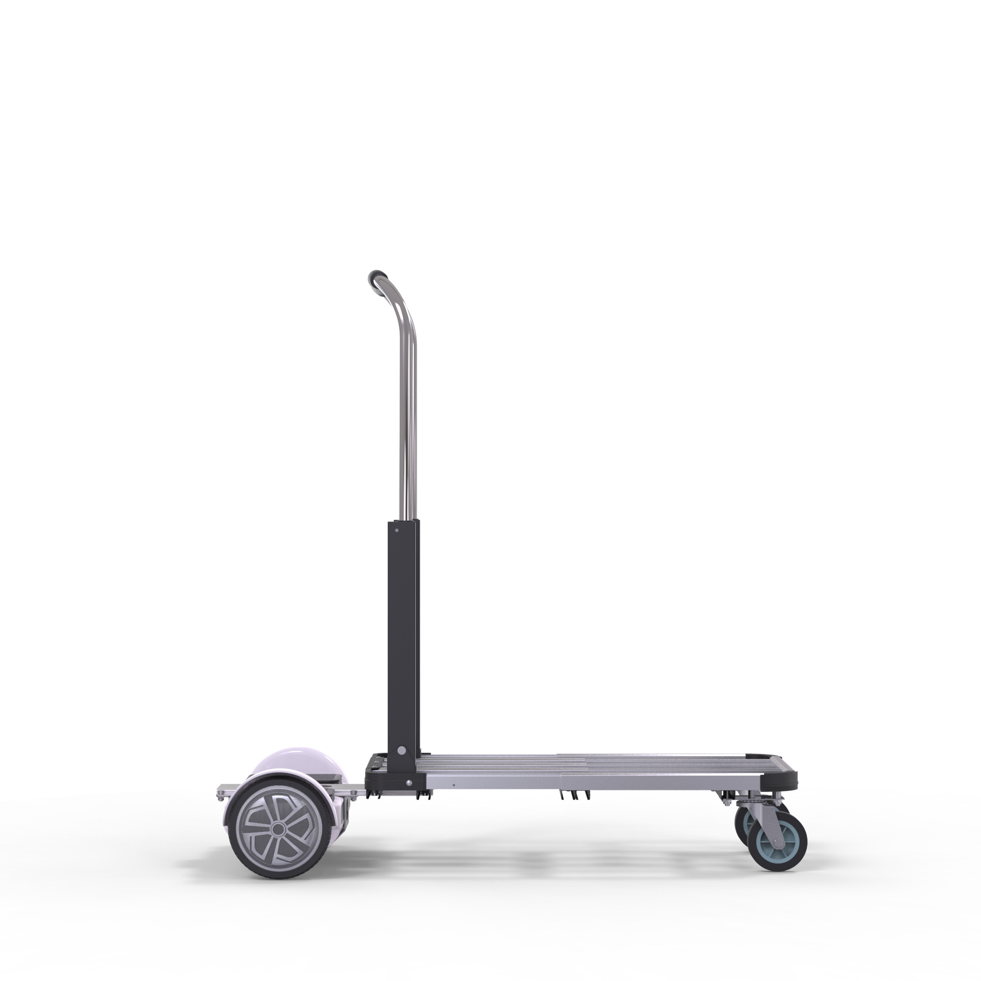 litbot小动电动手推车超市手推车平衡车改装四轮车体积小灵活转弯