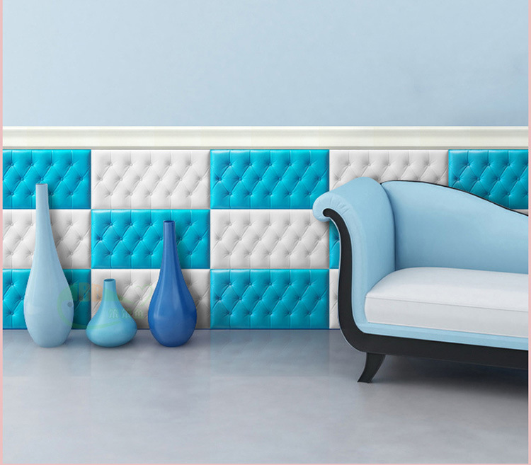 软包3d立体墙贴客厅卧室电视背景墙防水自粘墙纸瓷砖贴纸3d墙贴纸